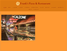 Tablet Screenshot of frankspizza191.com